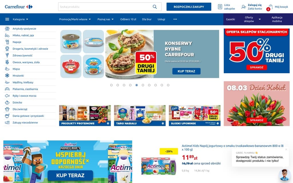 Screenshot carrefour.pl