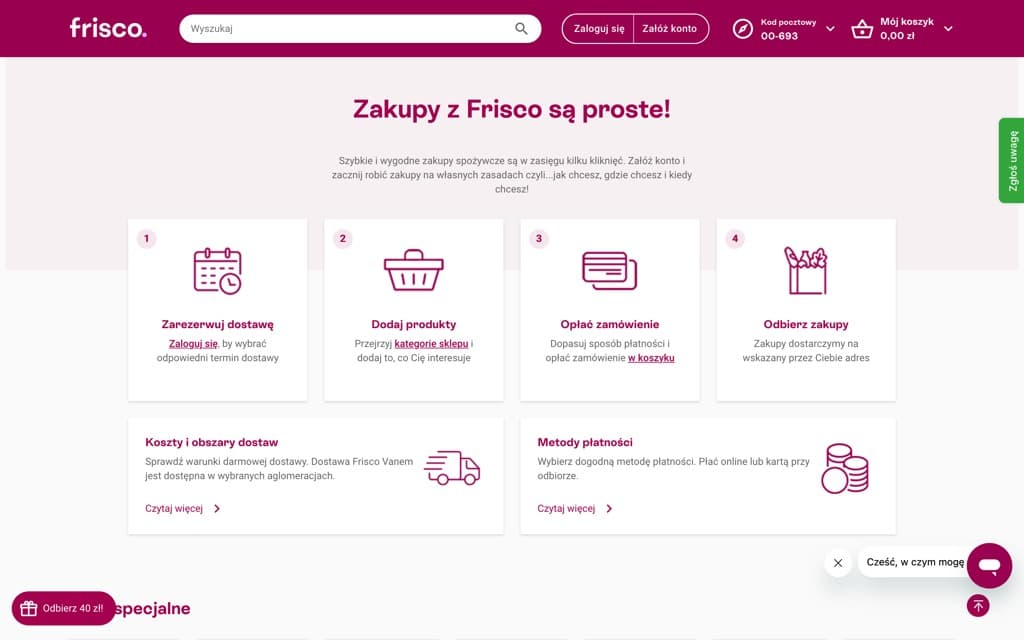 Screenshot frisco.pl