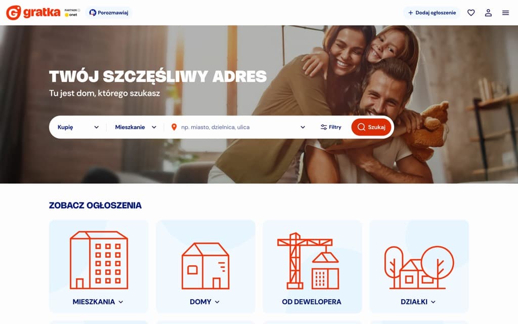 Screenshot gratka.pl