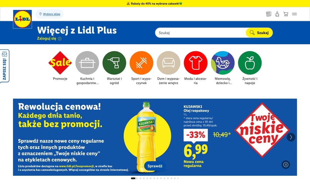 Screenshot lidl.pl