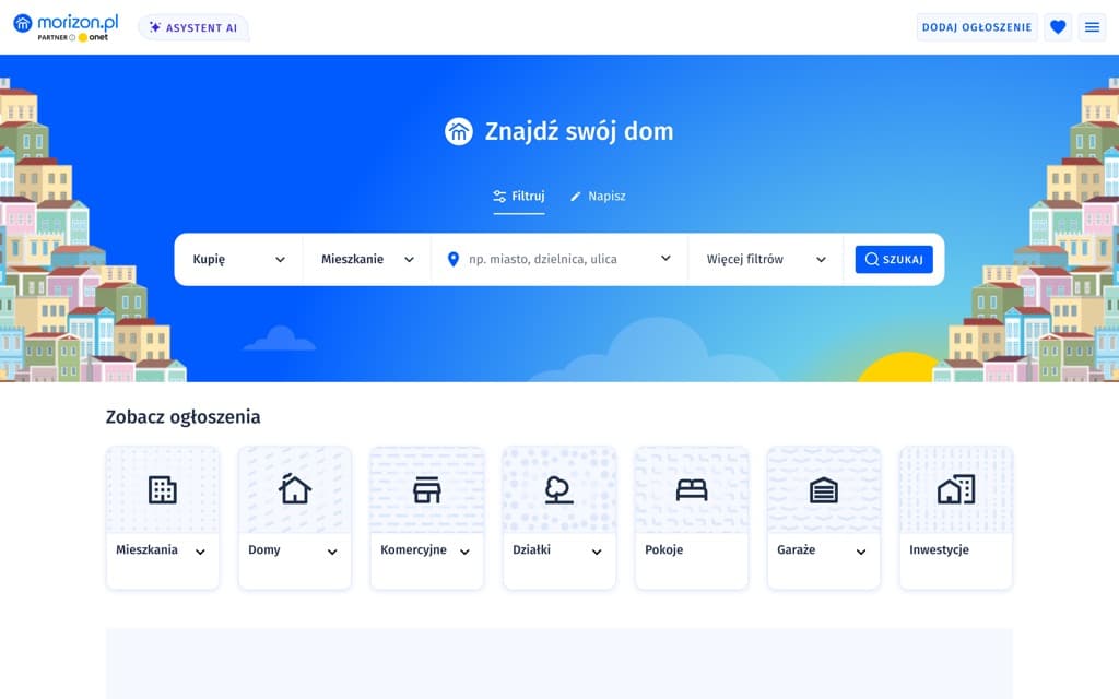 Screenshot morizon.pl