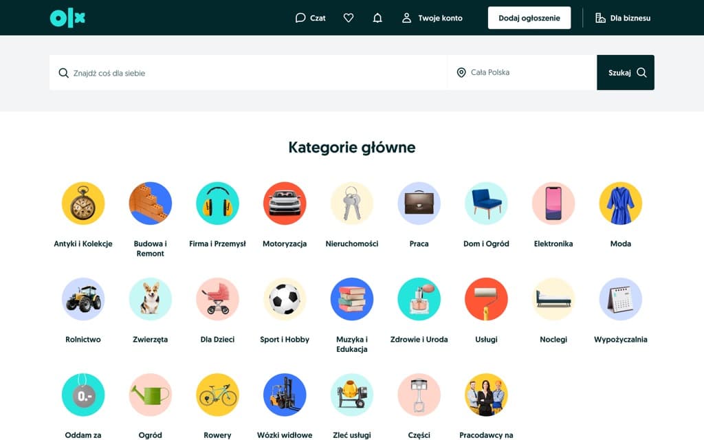 Screenshot olx.pl