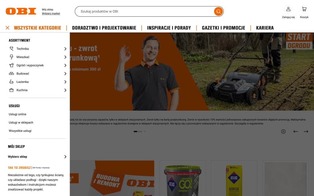 Screenshot obi.pl