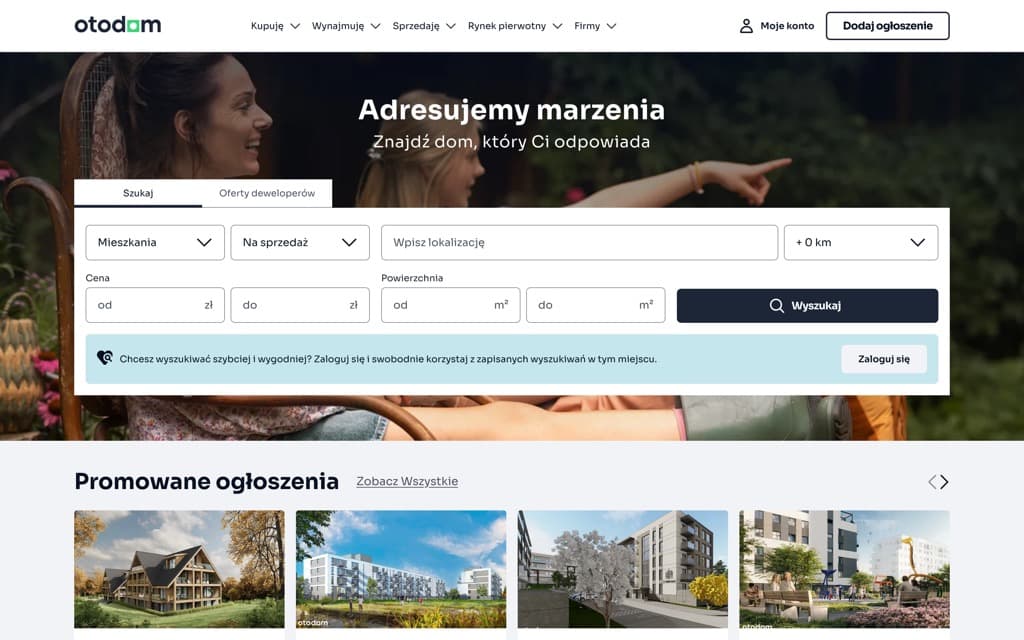 Screenshot otodom.pl