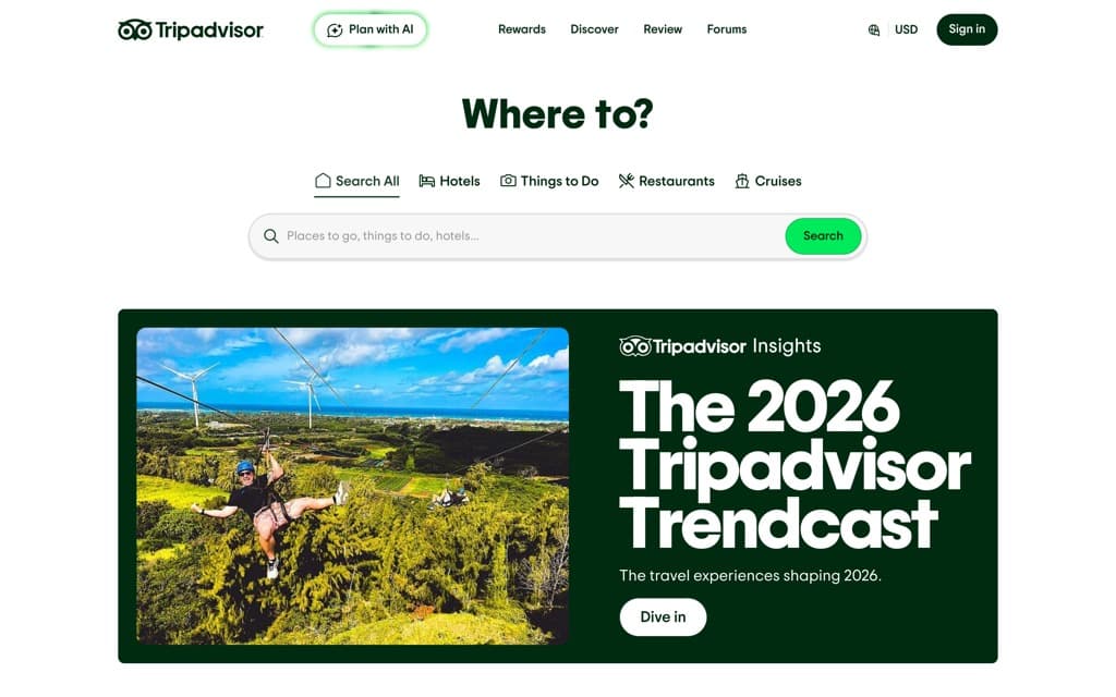 Screenshot tripadvisor.com